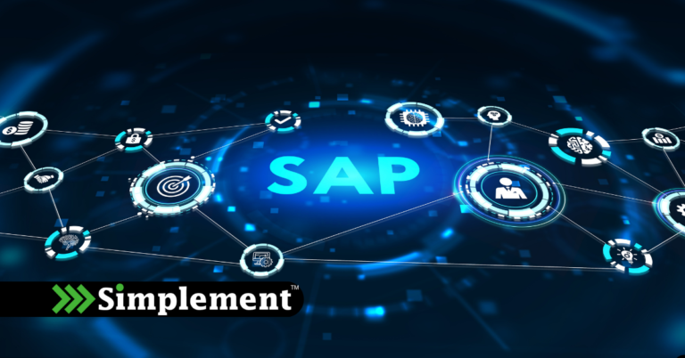 sap data and simplement logo