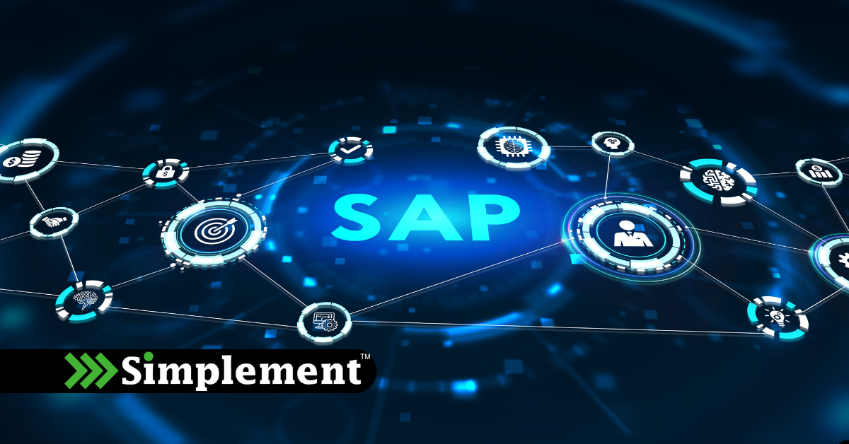 sap data and simplement logo