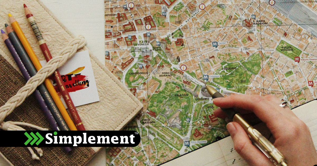 map, simplement logo